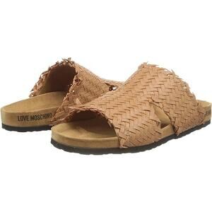 NWT Love Moschino Woven Huarache Sandal EU36